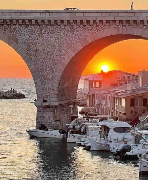 Villa Vallon Des Auffes : Le Cabanon De Mireille Marseilles Exterior foto